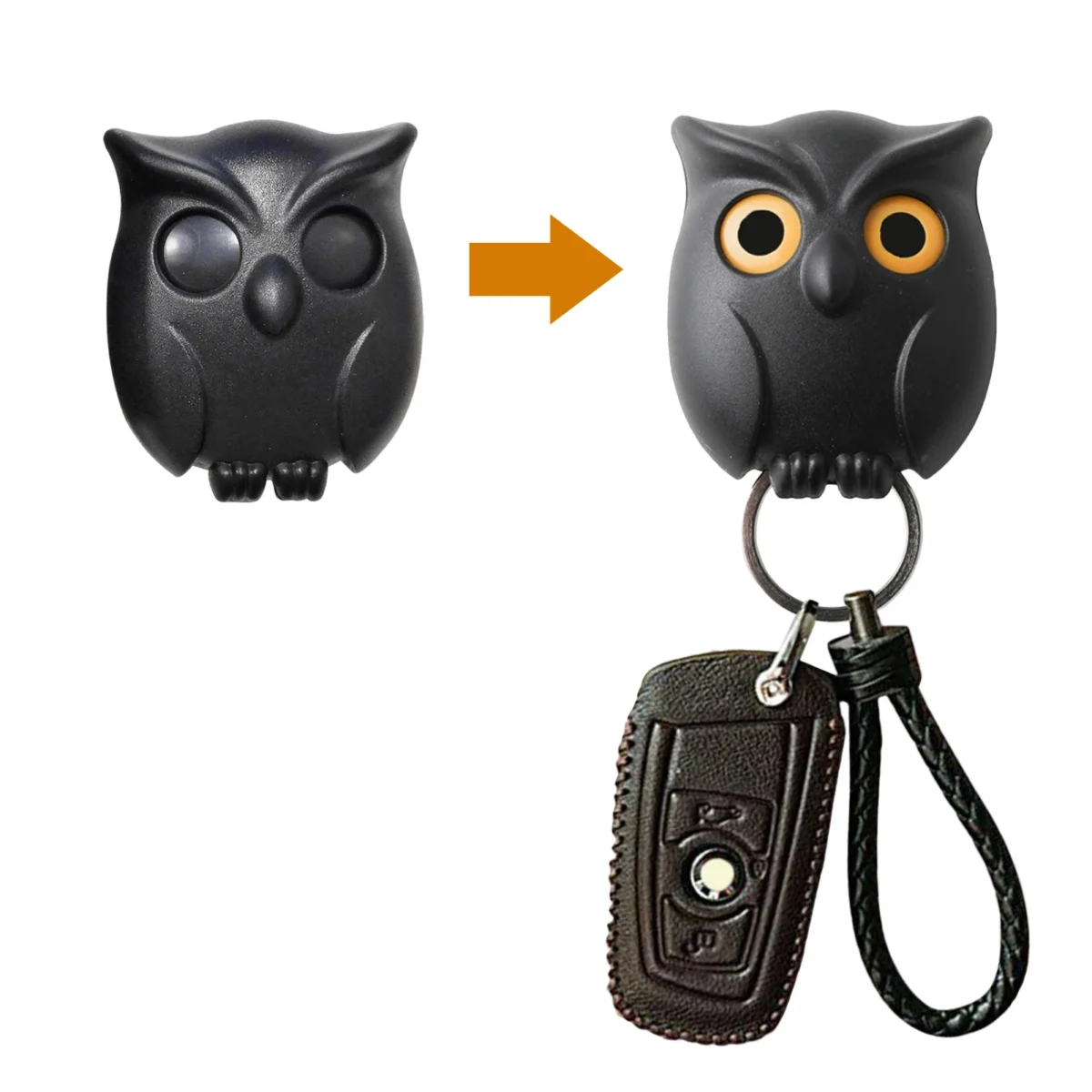 جا کلیدی جا کلیدی جغد night owl key holder - Image 4
