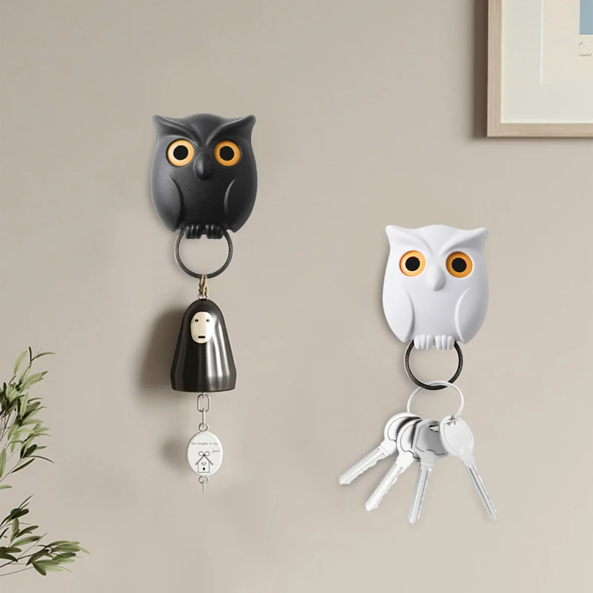 جا کلیدی جا کلیدی جغد night owl key holder - Image 2