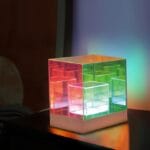 چراغ خواب مدل مکعبی ۳ بعدی