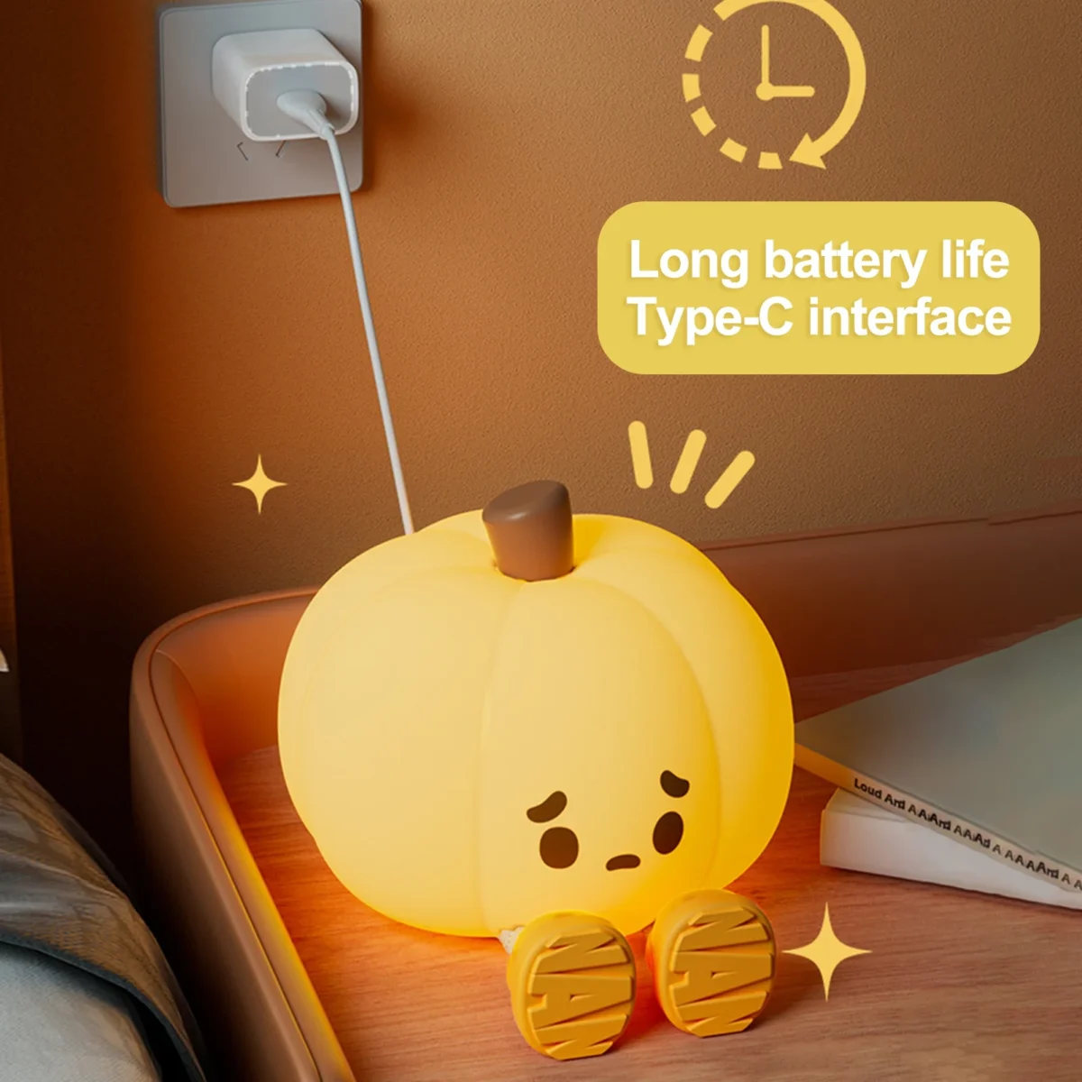 چراغ خواب طرح کدو - Image 6