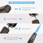 فندک پر قدرت JOBON JET FLAME LIGHTER - Image 6