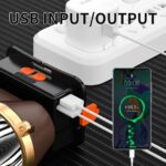 چراغ سر 2 قلو شارژی - Image 6