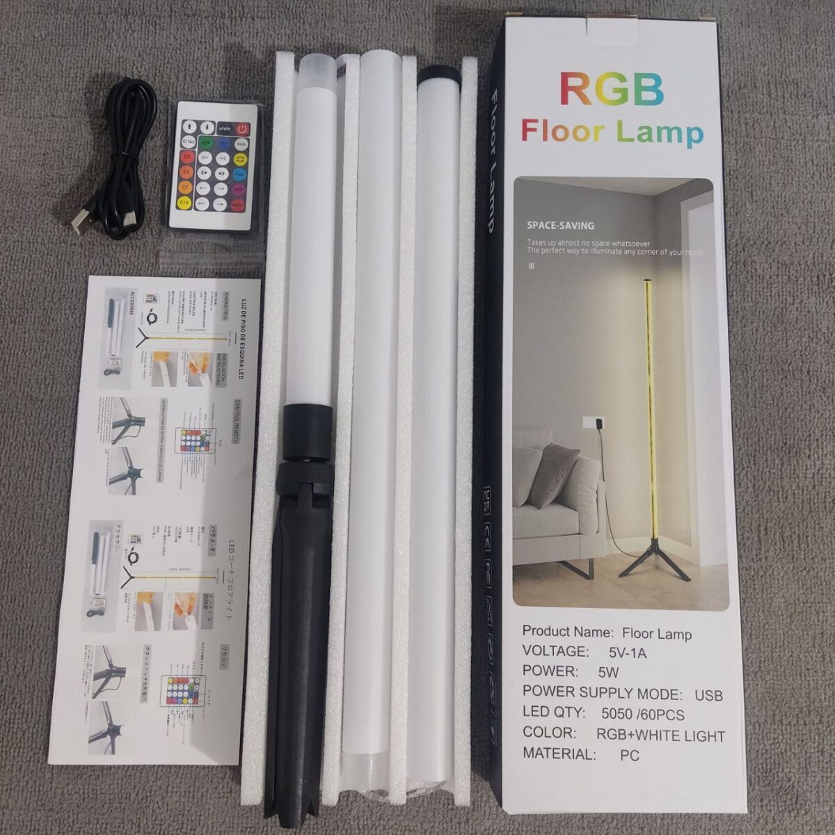 فلور لامپ RGB HZ-012 - Image 7