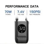 پمپ باد شارژی CZK-3668 - Image 8