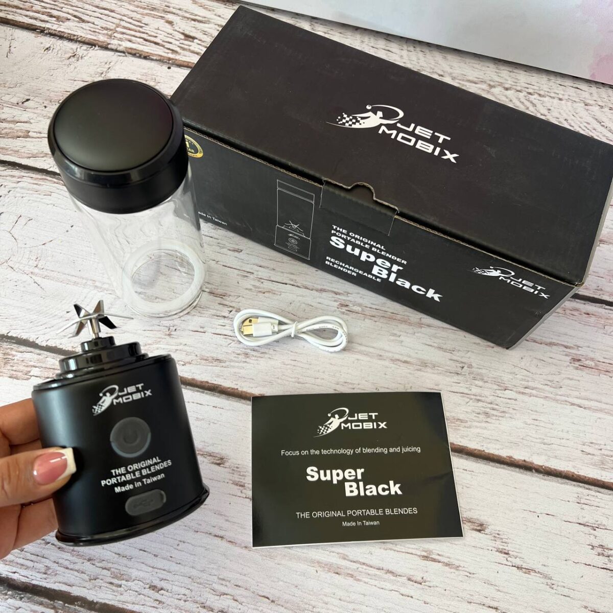 شیکر شارژی جت موبیکس Super black - Image 3