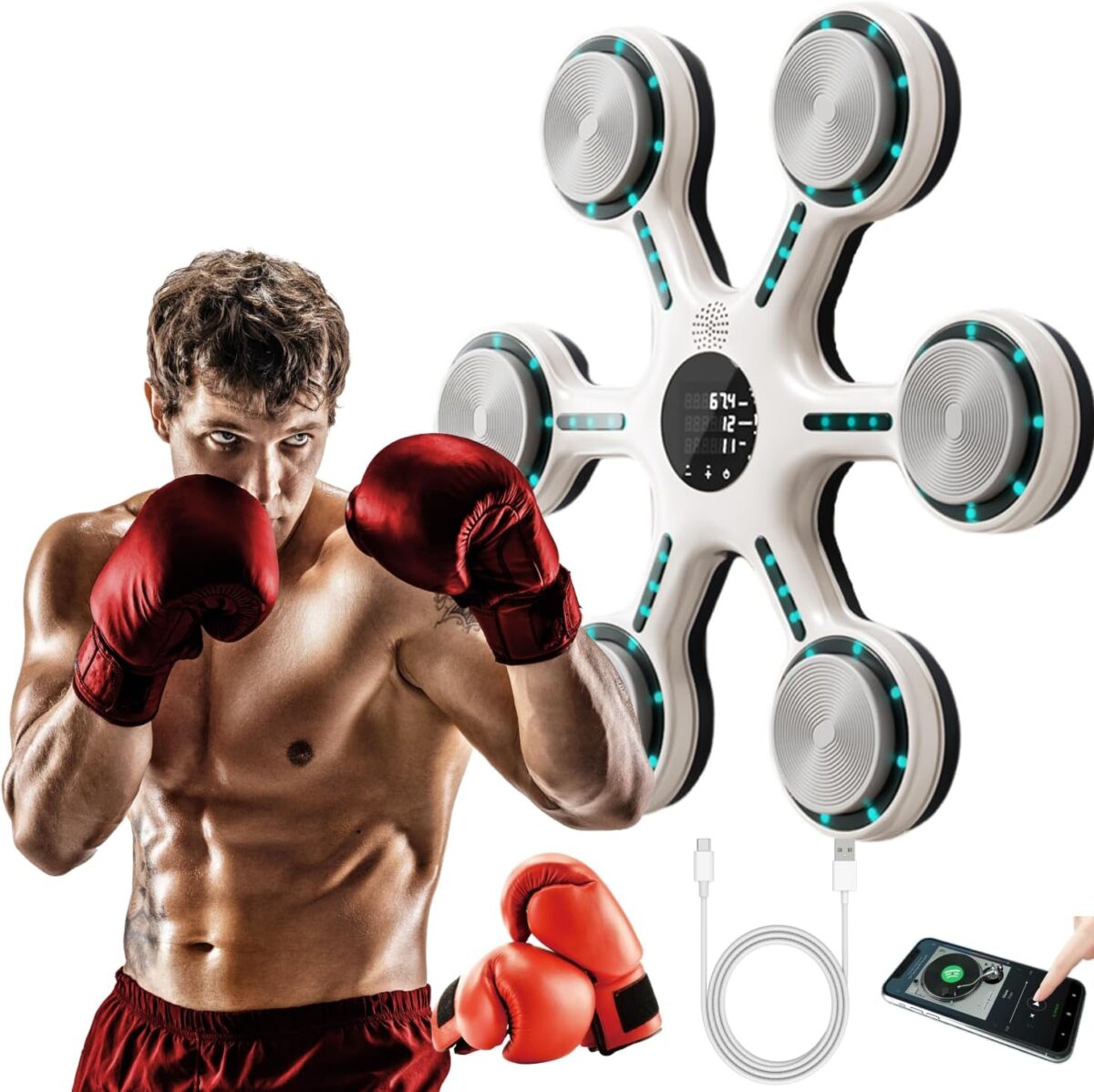 بوکس حرفه ای موزیکال 60 سانتی - Image 2