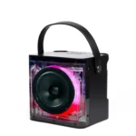 اسپیکر بلوتوثی قابل حمل کلومن مدل KS-150 KARAOKE مشکی - Image 3