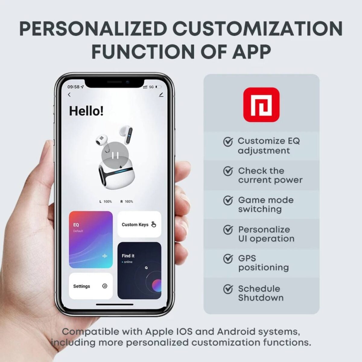 هندزفری بلوتوثی گیمینگ لانگسدوم مدل THETA TG11 - Image 11