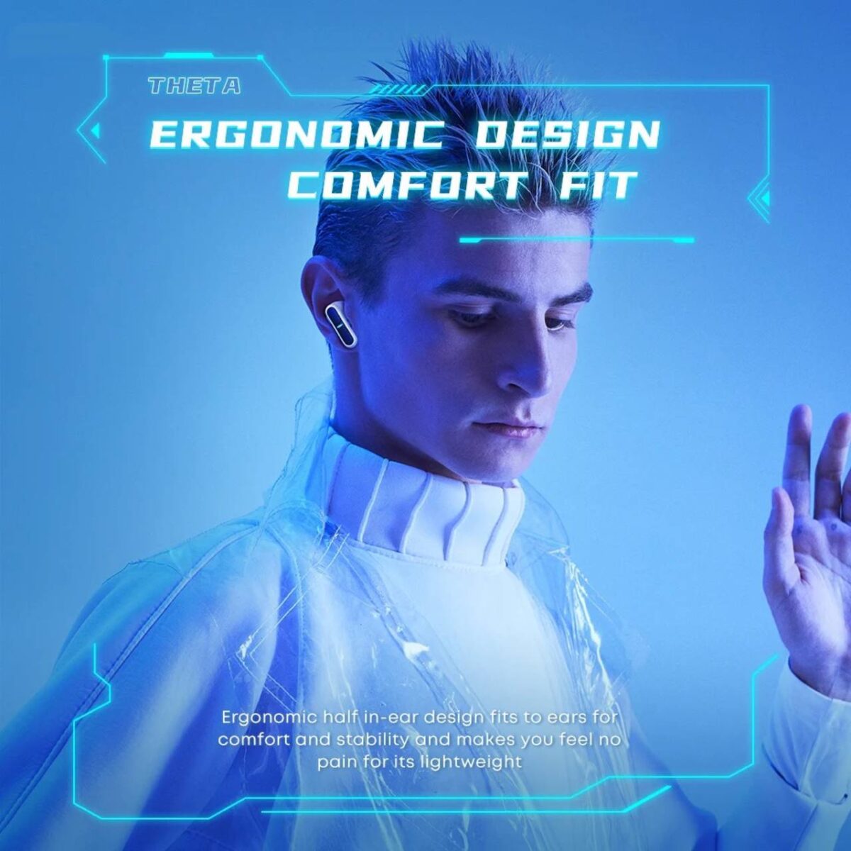 هندزفری بلوتوثی گیمینگ لانگسدوم مدل THETA TG11 - Image 12