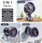 پنکه شارژی مدل S6 - Image 4