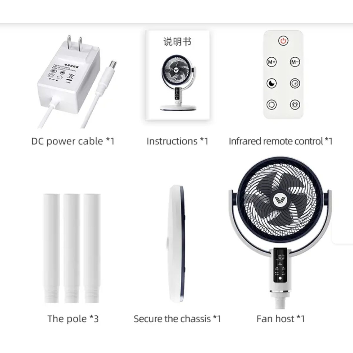 پنکه ایستاده و رومیزی مدل F3 - Image 3