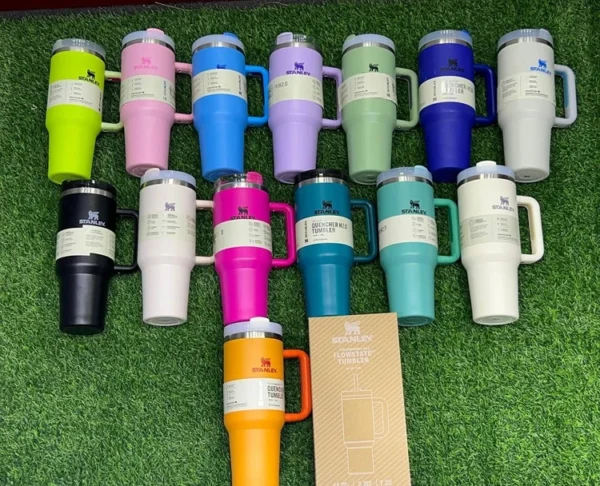 ماگ استنلی دسته دار(۱.۱۸ لیتر ) Quencher H2.O Tumbler طرح ساده