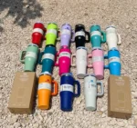 ماگ استنلی دسته دار(۱.۱۸ لیتر ) Quencher H2.O Tumbler طرح ساده - Image 3