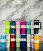 ماگ استنلی دسته دار(۱.۱۸ لیتر ) Quencher H2.O Tumbler طرح ساده - Image 2