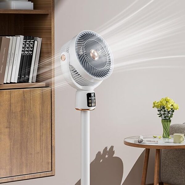 پنکه شارژی ایستاده هوشمند خانگی مدل SAINTCIAGA