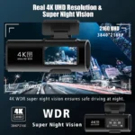 دوربین فیلمبرداری ثبت وقایع خودرو مدل OK309-4K-WiFi - Image 6