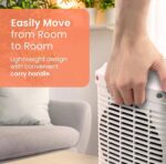 فن هیتر و بخار برقی رومیزی PTC906 - Image 3