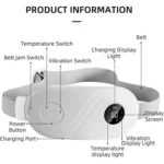 کمربند ماساژور و گرم کننده تسکین درد قاعدگی مدل Massage and heating belt to relieve menstrual pain برند اورجینال چین - Image 6
