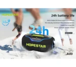 اسپیکر بلوتوثی میکروفون دار مدل A80 برند HOPESTAR - Image 2
