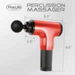 ماساژور ضربه ای حرفه ای ( دارای 4 سر مختلف ) مدل PERCUSSION MASSAGER برند Fine Life - Image 2