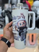 ماگ استنلی دسته دار(۱.۱۸ لیتر ) پک کادویی Quencher H2.O Tumbler طرح لبوبو - Image 8