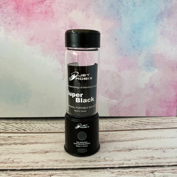 شیکر شارژی جت موبیکس مدل Super black گنجایش 0.45 لیتر