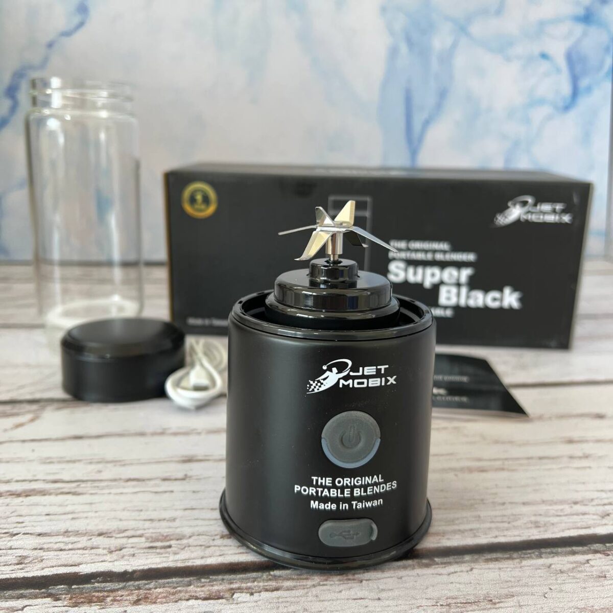 شیکر شارژی جت موبیکس مدل Super black گنجایش 0.45 لیتر - Image 8