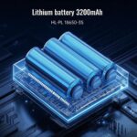 پروژکتور اندروید شارژی Mini Portable Projector H1P - Image 5